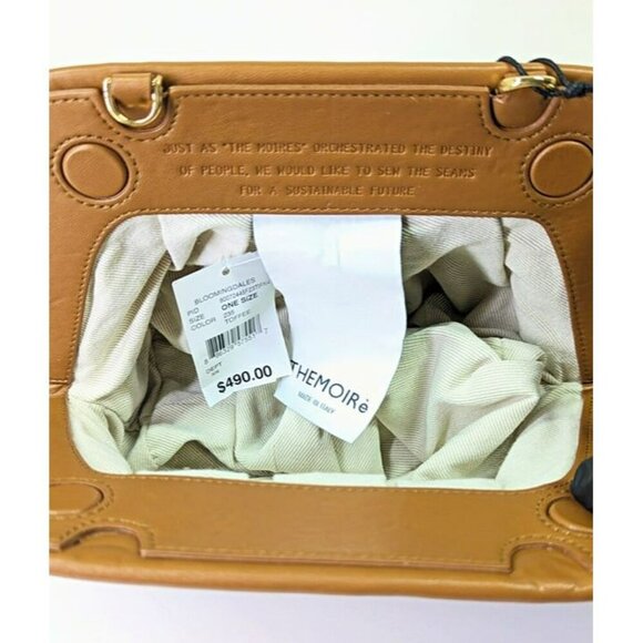 THEMOIRè Tia Women's Flat Toffee Woven Convertible Clutch (MSRP $490) - Picture 5 of 9